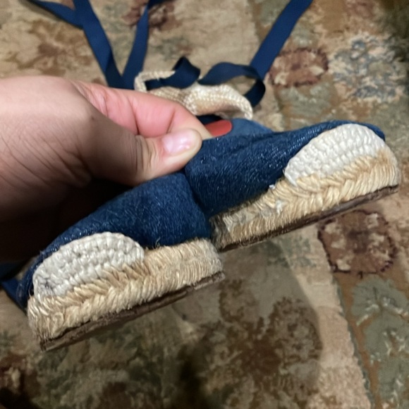 Christian Louboutin Canvas Wedges - Picture 8 of 10